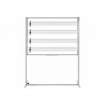 Müzik Çizgii Yazı Tahtası Laminat Tek Yüzlü Tekerli  120 200