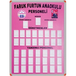 Personel Panosu Anaokulu