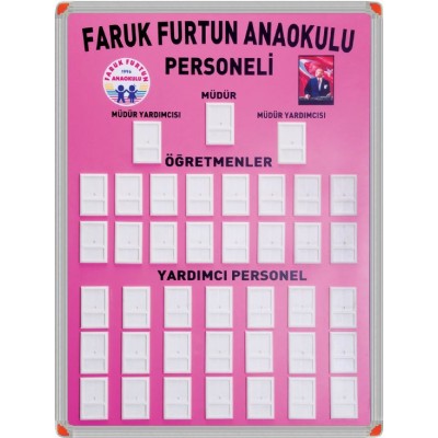 Personel Panosu Anaokulu