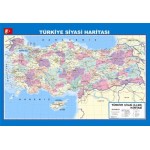 Türkiye Siyasi Fiziki Haritası