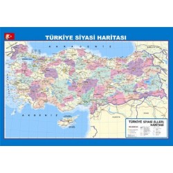 Türkiye Siyasi Fiziki Haritası