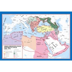 Osmanlı İmaparatorluğu Gerileme Dönemi Haritası