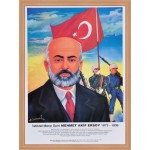 Türk Büyükleri Seti 23 Adet Ahşap Çerçeve 35x50