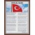 İstiklal Marşı Ahşap Çerçeve 35x50