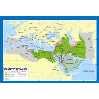 İslamiyetin Yayılışı Haritası