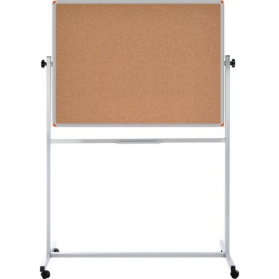 Mobil Çift Taraflı Mantar Pano 90x120 cm Mobil Çift Taraflı Mantar Pano 90x120 cm