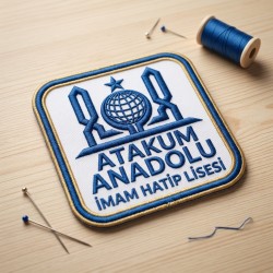 Özel Tasarım Göğüs Arması - Okul ve Tören Kıyafeti Logosu