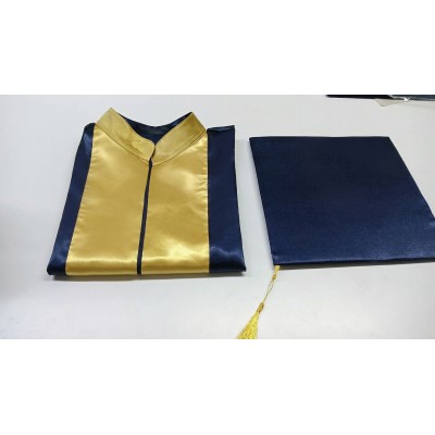 Mersin Üniversitesi Özel Tasarım Armalı Mezuniyet Cübbesi ve Kep Takımı - Lacivert Mersin Üniversitesi Özel Tasarım Armalı Mezuniyet Cübbesi ve Kep Takımı - Lacivert