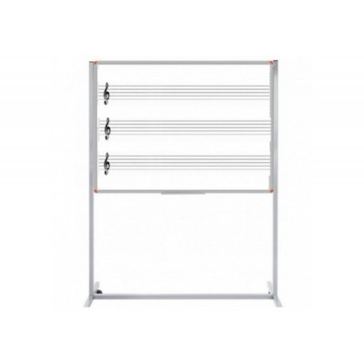 Tek Taraflı Ayaklı Müzik Yazı Tahtası - 120x140 cm Dizekli Nota Tahtası Tek Taraflı Ayaklı Müzik Yazı Tahtası - 120x140 cm Dizekli Nota Tahtası